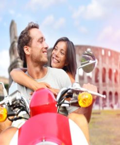 Couple at the Colosseum